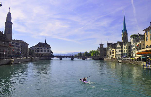 Zürich mit dem SUP und Kayak